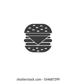 burger icon. sign design