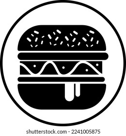 Icono de hamburguesa. firmar para concepto móvil y diseño web.eps