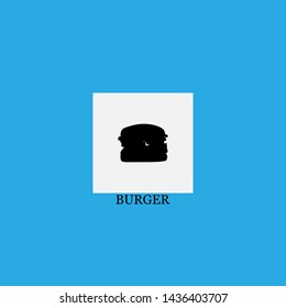 burger icon sign signifier vector