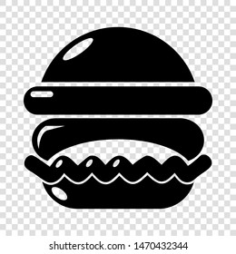 Burger icon. Simple illustration of burger vector icon for web