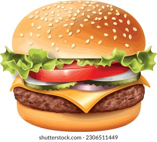 A burger icon is a stylized graphical representation of a classic hamburger. It typically includes two round shapes, signifying the bun's top and bottom.