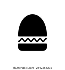 Símbolo de ícone de hambúrguer para aplicativos e sites. sinal e símbolo de hambúrguer. hambúrguer