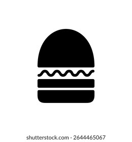 Símbolo de ícone de hambúrguer para aplicativos e sites. sinal e símbolo de hambúrguer. hambúrguer