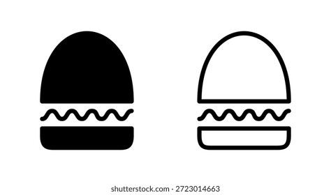 Icono de hamburguesa para App y Sitios web. signo y símbolo de hamburguesa. hamburguesa