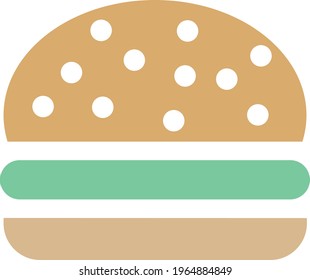 burger icon symbol isolated sign object design