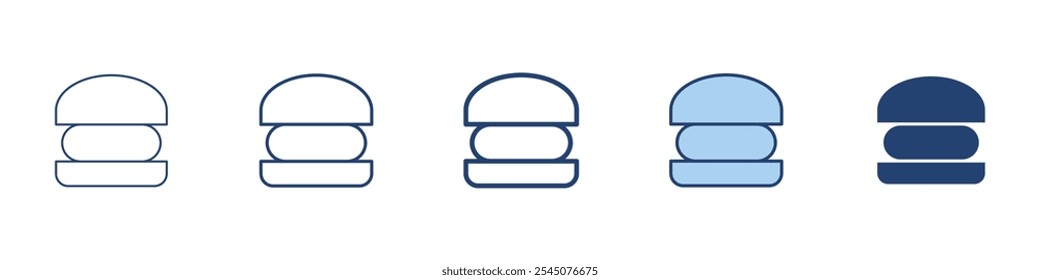 Burger icon Symbol set collection