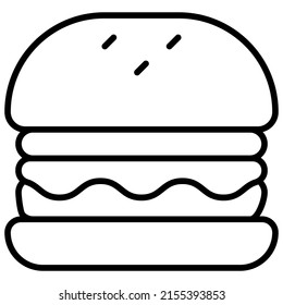 Hamburger Symbol auf transparentem Hintergrund