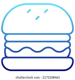 burger icon with transparent background