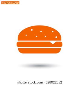 Burger icon Vector icon 10 EPS