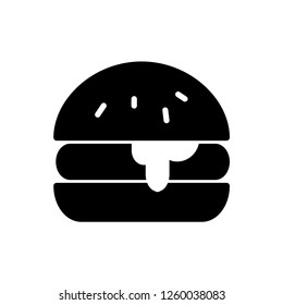 burger icon vector