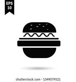 Burger icon vector