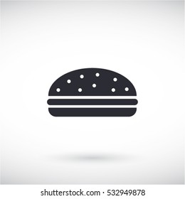 Burger icon, burger vector icon
