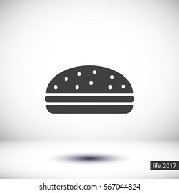 Burger icon, burger vector icon