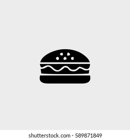 burger icon vector