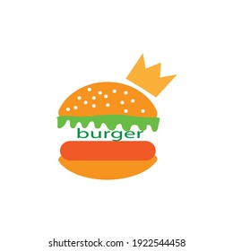 Burger icon vector design illustration