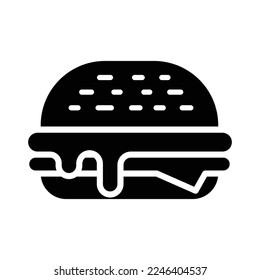 Burger icon vector design template