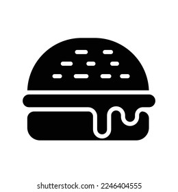 Burger icon vector design template