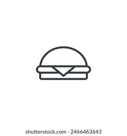 Burger icon, burger vector illustration