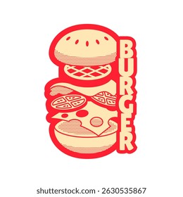 burger icon vector illustration design