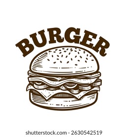burger icon vector illustration design