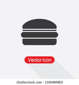 Burger Icon Vector Illustration Eps10