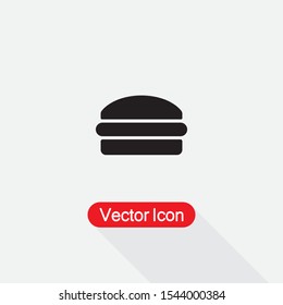 Burger Icon Vector Illustration Eps10