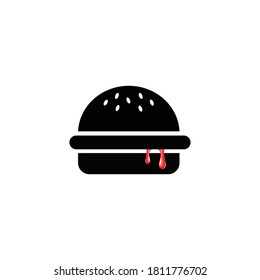 Burger Symbol Vektorgrafik, Illustration Logo Vorlage in trendigem Stil. Geeignet für viele Zwecke