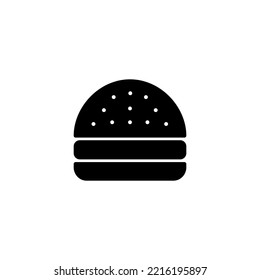Burger icon vector illustration. burger sign and symbol. hamburger