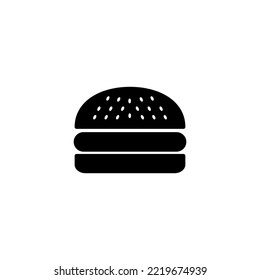 Burger icon vector illustration. burger sign and symbol. hamburger