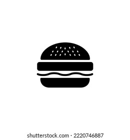 Ilustración vectorial de icono de hamburguesa. símbolo y signo de hamburguesa. hamburguesa
