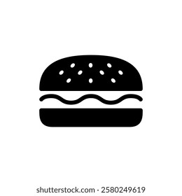 Burger icon vector illustration. burger sign and symbol. hamburger