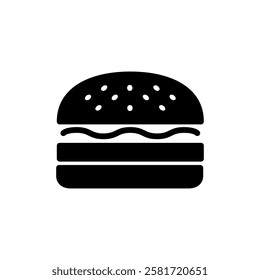 Burger icon vector illustration. burger sign and symbol. hamburger