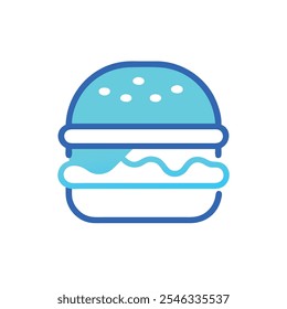 ícone de hambúrguer vetor ilustração   estilo