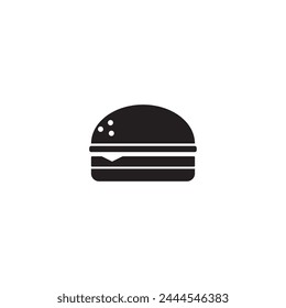 burger icon ilustración de Vector logo diseño