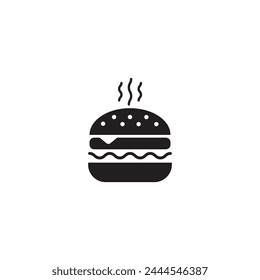 burger icon vector ilustration logo design