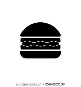 Burger Icon. Burger Vector Icon in line style design. Burger Symbol.