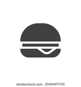 Burger icon Vector logo outline