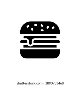 Burger icon in vector. Logotype