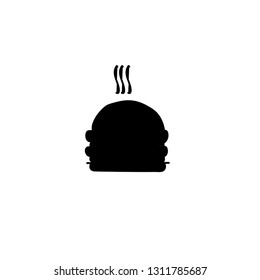burger icon vector meat