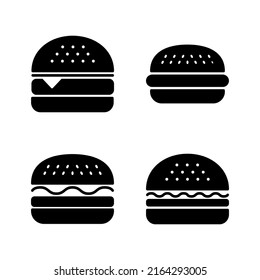 Vector de icono de hamburguesa. símbolo y signo de hamburguesa. hamburguesa