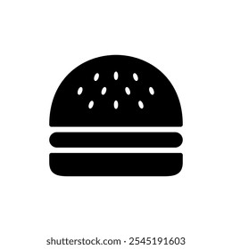 Burger icon vector. burger sign and symbol. hamburger