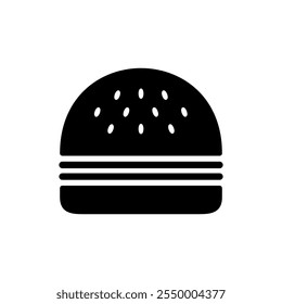 Burger icon vector. burger sign and symbol. hamburger