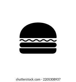Burger icon vector for web and mobile app. burger sign and symbol. hamburger