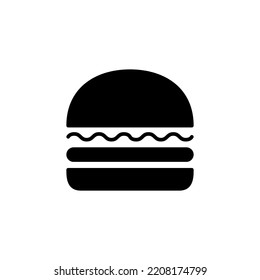 Burger icon vector for web and mobile app. burger sign and symbol. hamburger