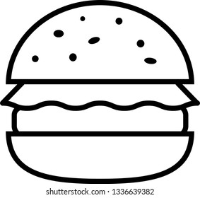 Burger icon for web or applications