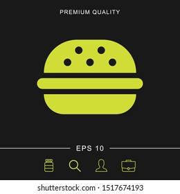 Burger icon for web and mobile