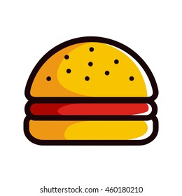 Burger illustration vector