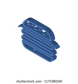 Burger isometric left top view 3D icon