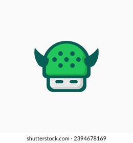 Burger King mushroom logo, very suitable for clothing labels, food logos or esports logos