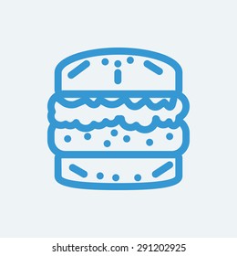 Burger  line icon.EPS10